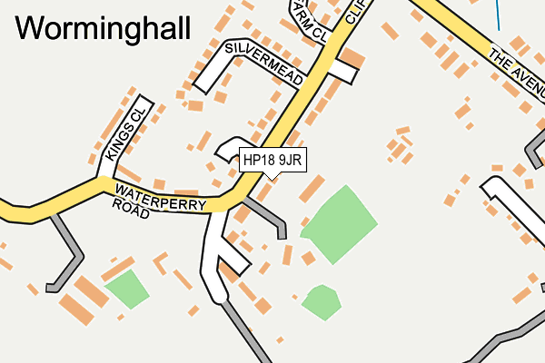HP18 9JR map - OS OpenMap – Local (Ordnance Survey) HP18 9JR map - OS OpenMap – Local (Ordnance Survey)