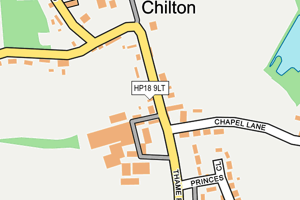 HP18 9LT map - OS OpenMap – Local (Ordnance Survey) HP18 9LT map - OS OpenMap – Local (Ordnance Survey)