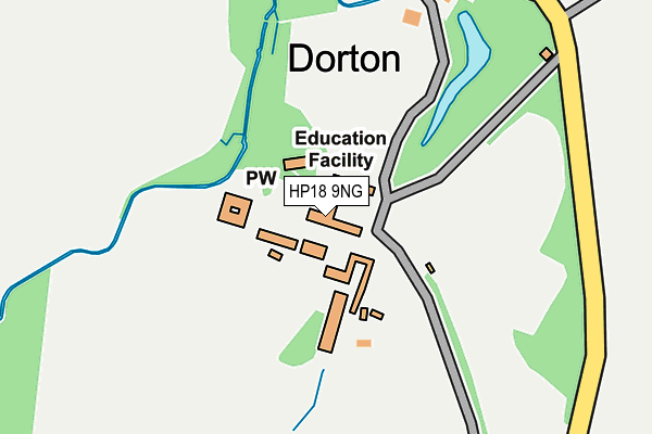 HP18 9NG map - OS OpenMap – Local (Ordnance Survey) HP18 9NG map - OS OpenMap – Local (Ordnance Survey)