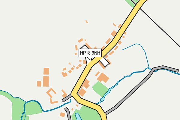 HP18 9NH map - OS OpenMap – Local (Ordnance Survey) HP18 9NH map - OS OpenMap – Local (Ordnance Survey)