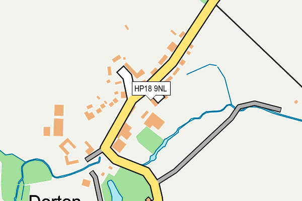 HP18 9NL map - OS OpenMap – Local (Ordnance Survey) HP18 9NL map - OS OpenMap – Local (Ordnance Survey)