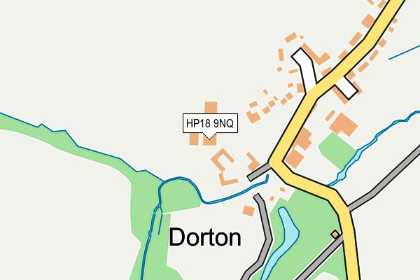 HP18 9NQ map - OS OpenMap – Local (Ordnance Survey) HP18 9NQ map - OS OpenMap – Local (Ordnance Survey)