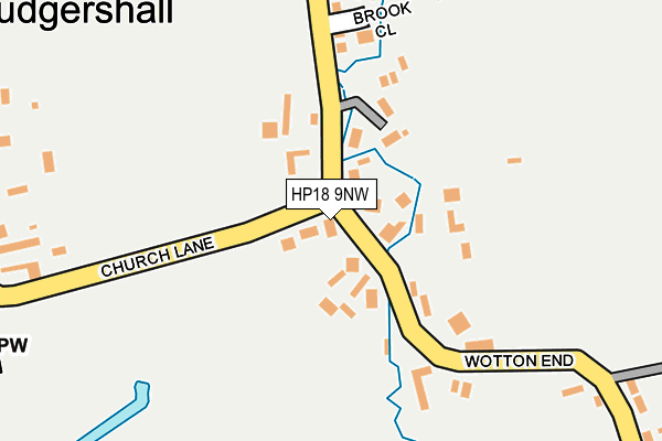 HP18 9NW map - OS OpenMap – Local (Ordnance Survey) HP18 9NW map - OS OpenMap – Local (Ordnance Survey)