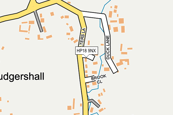 HP18 9NX map - OS OpenMap – Local (Ordnance Survey) HP18 9NX map - OS OpenMap – Local (Ordnance Survey)