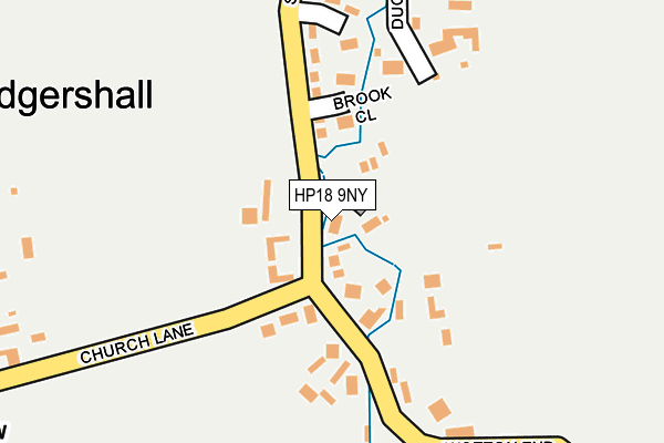 HP18 9NY map - OS OpenMap – Local (Ordnance Survey) HP18 9NY map - OS OpenMap – Local (Ordnance Survey)