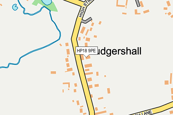HP18 9PE map - OS OpenMap – Local (Ordnance Survey) HP18 9PE map - OS OpenMap – Local (Ordnance Survey)