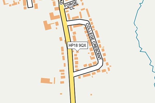 HP18 9QX map - OS OpenMap – Local (Ordnance Survey) HP18 9QX map - OS OpenMap – Local (Ordnance Survey)
