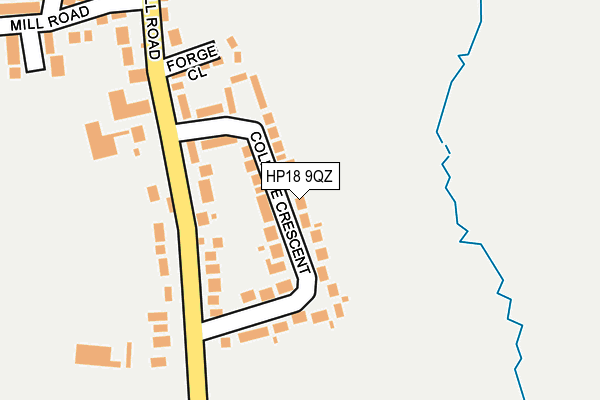 HP18 9QZ map - OS OpenMap – Local (Ordnance Survey) HP18 9QZ map - OS OpenMap – Local (Ordnance Survey)