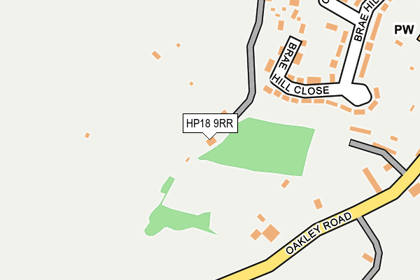 HP18 9RR map - OS OpenMap – Local (Ordnance Survey) HP18 9RR map - OS OpenMap – Local (Ordnance Survey)