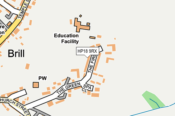 HP18 9RX map - OS OpenMap – Local (Ordnance Survey) HP18 9RX map - OS OpenMap – Local (Ordnance Survey)