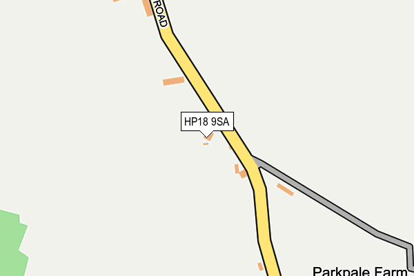 HP18 9SA map - OS OpenMap – Local (Ordnance Survey) HP18 9SA map - OS OpenMap – Local (Ordnance Survey)