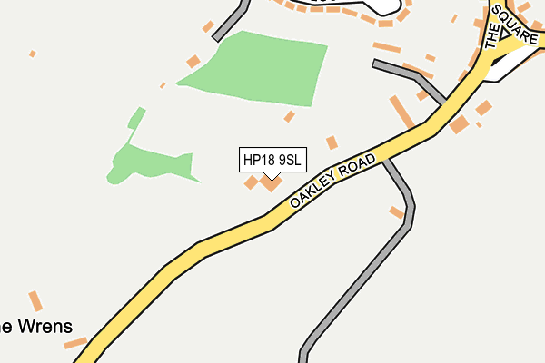 HP18 9SL map - OS OpenMap – Local (Ordnance Survey) HP18 9SL map - OS OpenMap – Local (Ordnance Survey)