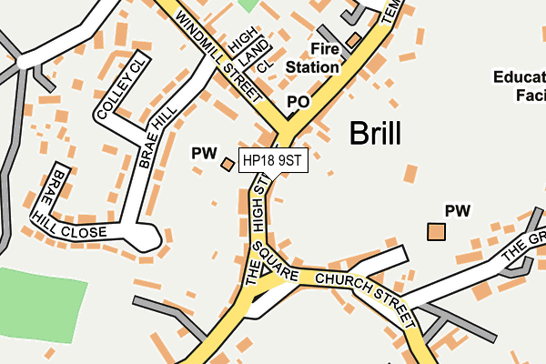 HP18 9ST map - OS OpenMap – Local (Ordnance Survey) HP18 9ST map - OS OpenMap – Local (Ordnance Survey)