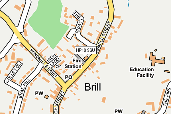 HP18 9SU map - OS OpenMap – Local (Ordnance Survey) HP18 9SU map - OS OpenMap – Local (Ordnance Survey)