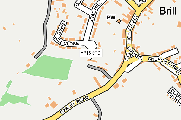 HP18 9TD map - OS OpenMap – Local (Ordnance Survey) HP18 9TD map - OS OpenMap – Local (Ordnance Survey)