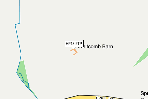HP18 9TP map - OS OpenMap – Local (Ordnance Survey) HP18 9TP map - OS OpenMap – Local (Ordnance Survey)