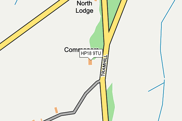 HP18 9TU map - OS OpenMap – Local (Ordnance Survey) HP18 9TU map - OS OpenMap – Local (Ordnance Survey)