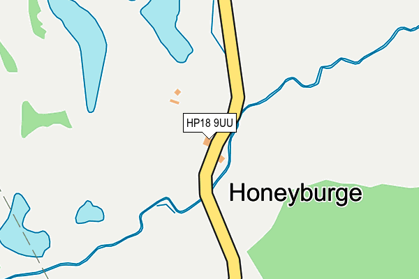 HP18 9UU map - OS OpenMap – Local (Ordnance Survey) HP18 9UU map - OS OpenMap – Local (Ordnance Survey)