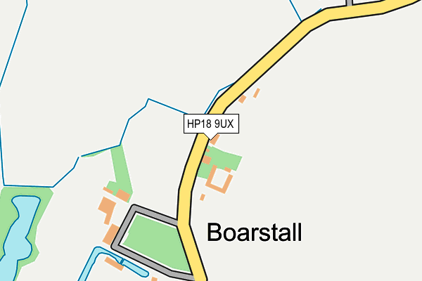 HP18 9UX map - OS OpenMap – Local (Ordnance Survey) HP18 9UX map - OS OpenMap – Local (Ordnance Survey)