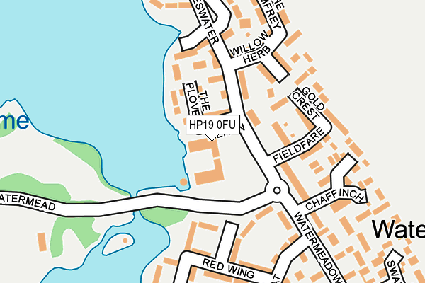 HP19 0FU map - OS OpenMap – Local (Ordnance Survey) HP19 0FU map - OS OpenMap – Local (Ordnance Survey)