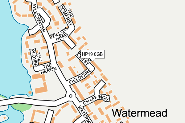 HP19 0GB map - OS OpenMap – Local (Ordnance Survey)