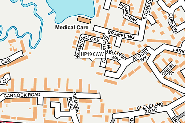 HP19 0WW map - OS OpenMap – Local (Ordnance Survey) HP19 0WW map - OS OpenMap – Local (Ordnance Survey)