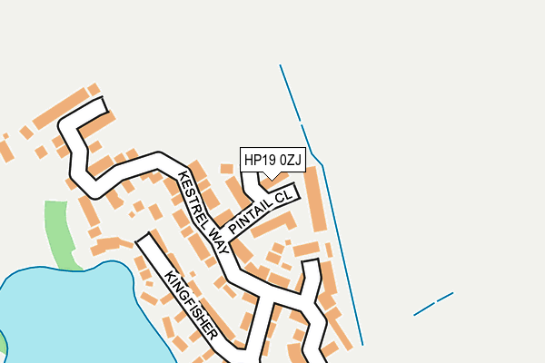 HP19 0ZJ map - OS OpenMap – Local (Ordnance Survey) HP19 0ZJ map - OS OpenMap – Local (Ordnance Survey)