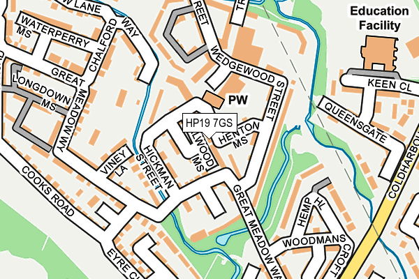 HP19 7GS map - OS OpenMap – Local (Ordnance Survey) HP19 7GS map - OS OpenMap – Local (Ordnance Survey)
