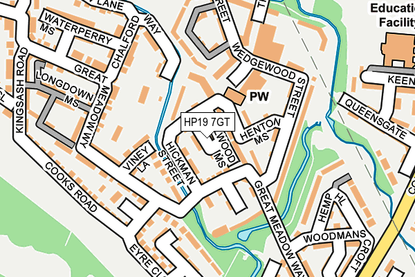HP19 7GT map - OS OpenMap – Local (Ordnance Survey) HP19 7GT map - OS OpenMap – Local (Ordnance Survey)