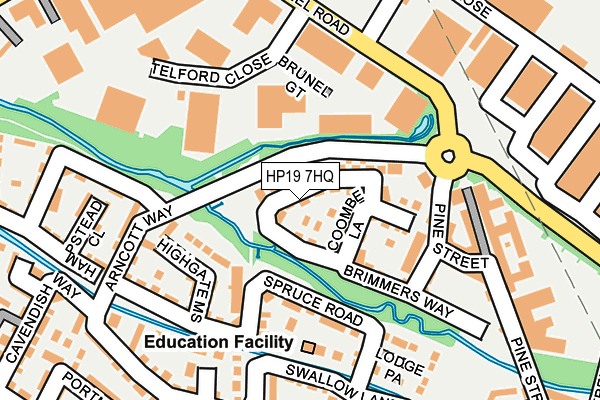 HP19 7HQ map - OS OpenMap – Local (Ordnance Survey) HP19 7HQ map - OS OpenMap – Local (Ordnance Survey)
