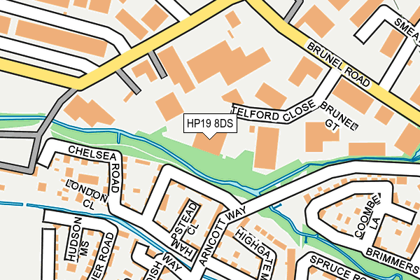 HP19 8DS map - OS OpenMap – Local (Ordnance Survey) HP19 8DS map - OS OpenMap – Local (Ordnance Survey)