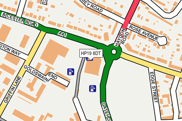 HP19 8DT map - OS OpenMap – Local (Ordnance Survey) HP19 8DT map - OS OpenMap – Local (Ordnance Survey)