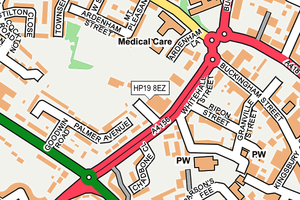 HP19 8EZ map - OS OpenMap – Local (Ordnance Survey) HP19 8EZ map - OS OpenMap – Local (Ordnance Survey)