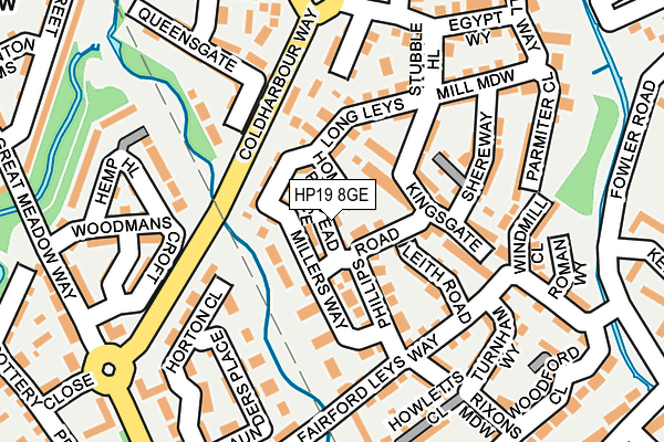 HP19 8GE map - OS OpenMap – Local (Ordnance Survey) HP19 8GE map - OS OpenMap – Local (Ordnance Survey)