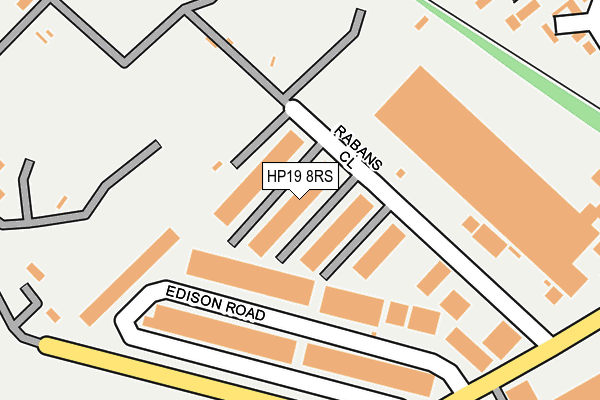 HP19 8RS map - OS OpenMap – Local (Ordnance Survey) HP19 8RS map - OS OpenMap – Local (Ordnance Survey)