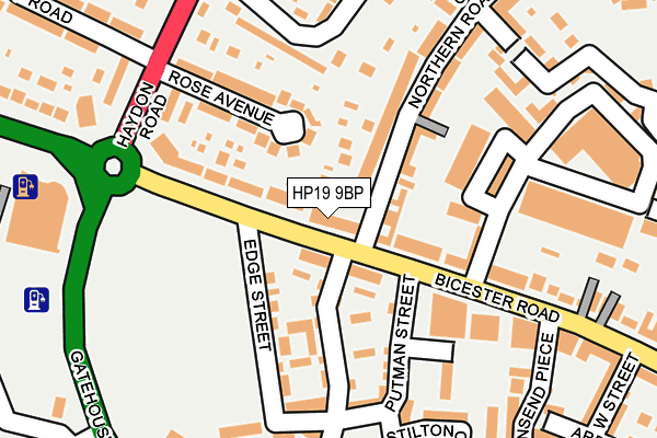 HP19 9BP map - OS OpenMap – Local (Ordnance Survey) HP19 9BP map - OS OpenMap – Local (Ordnance Survey)