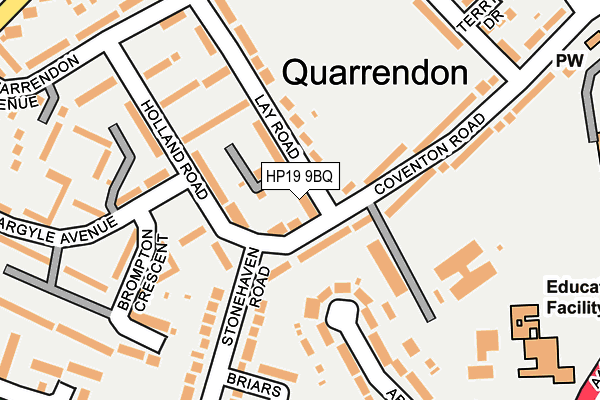 HP19 9BQ map - OS OpenMap – Local (Ordnance Survey) HP19 9BQ map - OS OpenMap – Local (Ordnance Survey)