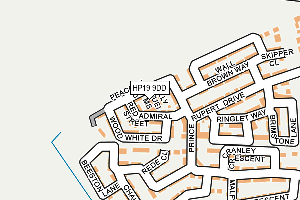 HP19 9DD map - OS OpenMap – Local (Ordnance Survey) HP19 9DD map - OS OpenMap – Local (Ordnance Survey)