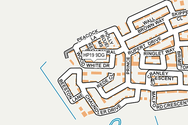 HP19 9DG map - OS OpenMap – Local (Ordnance Survey) HP19 9DG map - OS OpenMap – Local (Ordnance Survey)