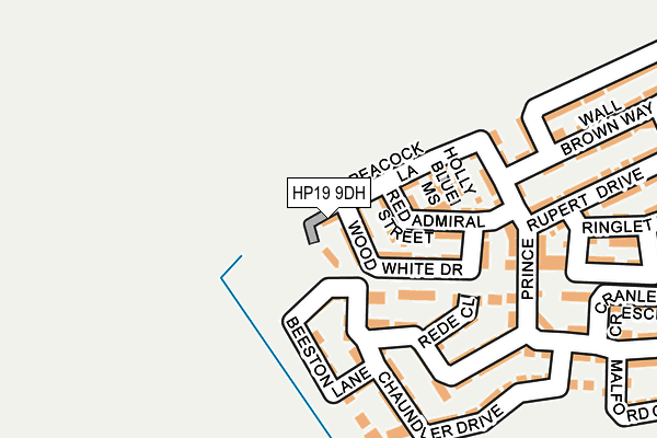HP19 9DH map - OS OpenMap – Local (Ordnance Survey) HP19 9DH map - OS OpenMap – Local (Ordnance Survey)