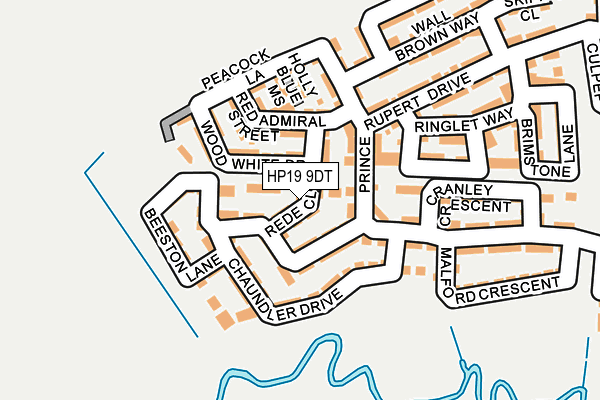 HP19 9DT map - OS OpenMap – Local (Ordnance Survey) HP19 9DT map - OS OpenMap – Local (Ordnance Survey)