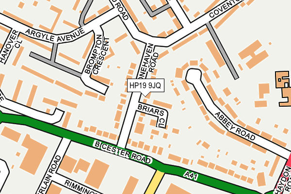 HP19 9JQ map - OS OpenMap – Local (Ordnance Survey) HP19 9JQ map - OS OpenMap – Local (Ordnance Survey)