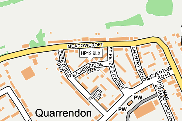 HP19 9LX map - OS OpenMap – Local (Ordnance Survey) HP19 9LX map - OS OpenMap – Local (Ordnance Survey)