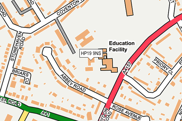HP19 9NS map - OS OpenMap – Local (Ordnance Survey) HP19 9NS map - OS OpenMap – Local (Ordnance Survey)