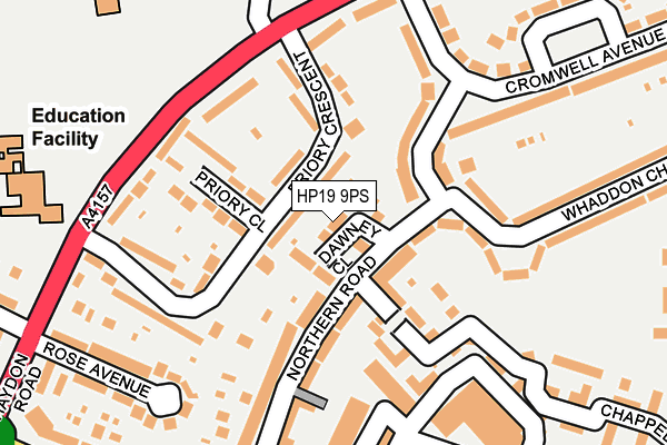 HP19 9PS map - OS OpenMap – Local (Ordnance Survey) HP19 9PS map - OS OpenMap – Local (Ordnance Survey)