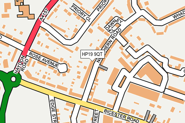 HP19 9QT map - OS OpenMap – Local (Ordnance Survey) HP19 9QT map - OS OpenMap – Local (Ordnance Survey)
