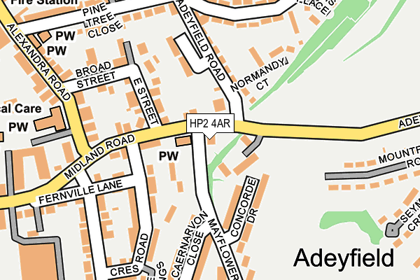 HP2 4AR map - OS OpenMap – Local (Ordnance Survey) HP2 4AR map - OS OpenMap – Local (Ordnance Survey)