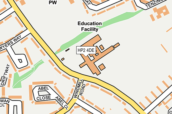 HP2 4DE map - OS OpenMap – Local (Ordnance Survey) HP2 4DE map - OS OpenMap – Local (Ordnance Survey)