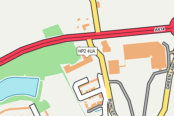 HP2 4UA map - OS OpenMap – Local (Ordnance Survey) HP2 4UA map - OS OpenMap – Local (Ordnance Survey)