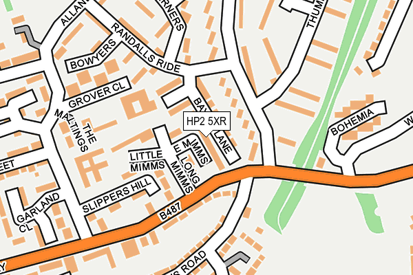 HP2 5XR map - OS OpenMap – Local (Ordnance Survey) HP2 5XR map - OS OpenMap – Local (Ordnance Survey)